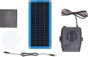 Solar Panel Greenhouse Heater Kit, Portable Monocrystalline Solar Panel Heater, Drying Heating Pet House Warm Wind Solars Panels Heaters, for Drying and Heating