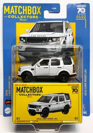 ☆勳寶玩具舖【現貨】MATCHBOX 火柴盒小汽車 收藏家款 荒原路華 2016 LAND ROVER LR4