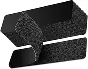 Velcro Tape, Velcro Dots with Adhesive Heavy Duty, for Couch Cushions, Carpet, Pedal Board and Wall etc,24 Set (Black)