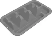Taco Plate - Taco Shell Holder with 3 Dividers | Silicone Reusable Non-Slip Food Dish with 2 Condiment Compartments for Adults Kids Family Wedding