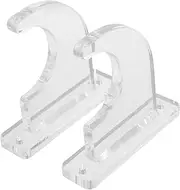 TOGEVAL 2pcs Wall Display Stands for Guitar Skateboard and Sword Storage Racks for Home Decor Protective Mounts for Wall Mounted Showcasing and Organizing