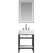 Miseno MV-702724 Ecija 24" - Matte Black / Pandora White