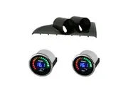 BA BF Falcon XR6 Clip-in Gauge Pod Holder w/ Dual Display Oil Press & Volt Gauge