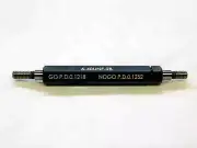 NEW 6 40 UNF 2B THREAD PLUG GAGE #6 .138 GO NO GO P.D.'S = .1218 & .1252 6-40