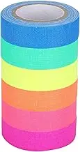 Fluorescent Cloth Tape, Multifunctional Luminous Tape, Good Compliance 6Pcs for Baseboards Hallways Stairs Doors Stairs