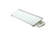 Quartet 150x460mm Glass Board Desk Desktop Writing Pad w Storage Drawer White
