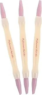 MERRYHAPY Fine Polishing Nail Art Tools Set of 3 Cuticle Pusher Sanding Stick for Nail Maintenance