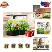 Hydroponics Growing System Kit - 12 Pods Indoor Garden with Adjustable LED Light
