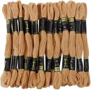 Anchor Stranded Cotton Thread for Cross Stitch/ Embroidery Color - Peach 347