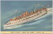 Colonial Line Yankee Flagships Arrow & Comet New York-Providence-Boston