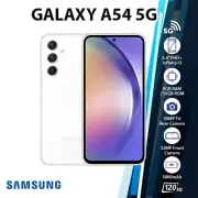(Unlocked)Samsung Galaxy A54 5G 8GB+256GB Dual SIM Android Cell Phone - WHITE