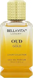 BellaVita Luxury Men OUD Gold Parfum 100 ml| Woody & Musky Fragrance with Grapefruit, Orris & Vetiver |Lasting Cologne Mens Perfume | OUD & Vanilla Notes | Luxury Perfume for Men, Perfume for Mens Gift