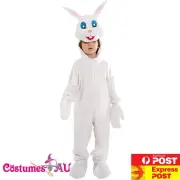 Kids Roger White Rabbit Easter Bunny Animal Halloween Costume Book Week Child