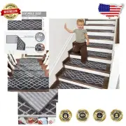 Soft Non-Slip Carpet Stair Runners 28''x9'' - Washable & Stain Resistant