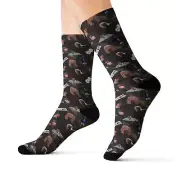 I Think You Should Leave Cosmic Gumbo Socks ~ barfool ~ Custom Crooner Safari