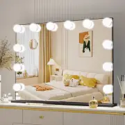 Large Makeup Mirror with Lights, Vanity Mirror with Lights, Smart Touch Dimmable