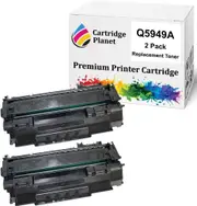 2 Pack Compatible Toner Cartridge Replacement for HP Q5949A 49A (2,500 Pages) for HP Laserjet 1160 1160Le 1320 1320n 1320nw 1320t 1320tn 3390 3392