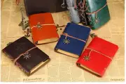 A6 Vintage Retro Leather Note Book Diary Journal Notebook