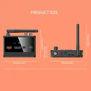 Wireless Bluetooth Digital Audio Receiver Adapter Stereo for Car Home TV Laptop