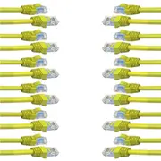 12x Cruxtec 2m CAT6/RJ45 Network Lead Cable LAN Ethernet Internet Router Cord YL
