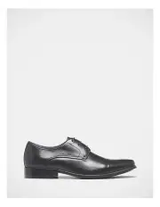 [Julius Marlow] Knock Toe Cap Derby Lace Up Dress Shoe in Black