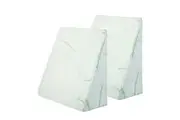 2X Memory Foam Wedge Pillow Neck Back Support with Cover Waterproof Bamboo