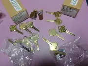 2 SCHLAGE EVEREST C123 KNOB,DEADLOCK LOCK WITH 10 KEYS LOCKSMITH