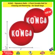 KONG - Signature Balls - 2 Pack Durable Ball for Chasing and Retrieving - for Me