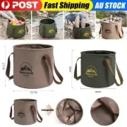 10L/20L Outdoor Foldable Wash Basin Camping Hiking Fishing Foot Soaking Bucket