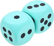 2pcs Reusable Large Eva Dice Fun Game Props for Parties Family Gatherings Bars Lightweight Easy to Read for Lawn Games Activities