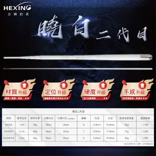 【漁樂商行】HEXING合興 曉白二代目-蝦竿 正1/9極硬調 釣蝦竿 泰國蝦竿 釣蝦配件