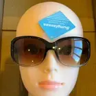 100% UVA UVB Protection ombré Sunglasses Black White
