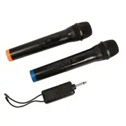 2 x Wireless Microphone Handheld Cordless Professional Mic Karaoke Receiver