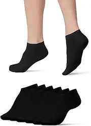 [SOCKSVILLE] 6/12 Pairs Low Cut Bamboo Trainer Socks Womens | Ladies Ankle Socks | Indoor/Outdoor Sports, Running, Home Workout & Everyday Casual | Soft, Durable & Moisture Wicking Bamboo Ankle Socks Women 4-8