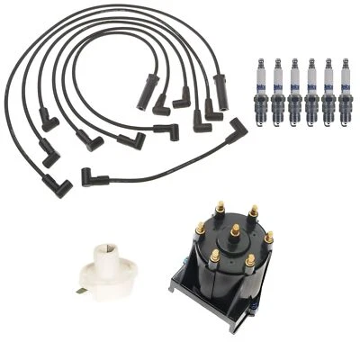 ACDelco Ignition Kit Distributor Rotor Cap Wire Spark Plugs for Sonoma 4.3L V6