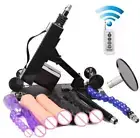 Sex Machine Kit Thrusting Telescopic Realistic Dildo Dong Vibrator Adult Sex Toy