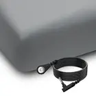 Grounding Sheet Queen Size 94% Organic Cotton 6% Conductive Silver Fitted Ear