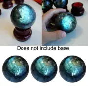 Labradorite Sphere Natural Quartz Crystal Ball Meditation Healing NICE G1J3