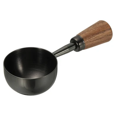 Coffee Measuring Spoon, 1.4" x 0.8" Coffee Scoop Black
