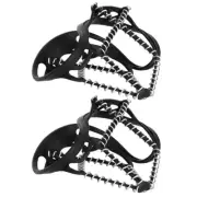 Outdoor Spring Crampons Nonslip Crampons Hiking Shoes Cover Ice Grippers