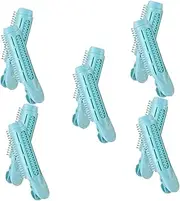 Beaupretty 10 Pcs Hair Curler Hair Styling Clip Hair Clips for Bangs Self Grip Hair Clip Fluffy Hair Clamps Fluffy Root Clip Bangs Hair Clip Bangs Curler Roller Korean Hair Clips Sky-blue Abs