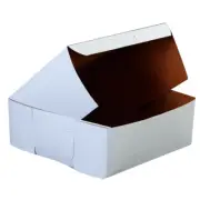 Southern Champion Non-Window Bakery Boxes, Paperboard, 8 X 8 X 2 1/2, 250/Bundle