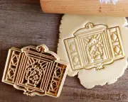 Window Flowers Old Bouquet Decoration House Home Village Cookie Cutter Pastry