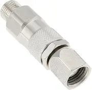 EMSea 1PC Swivel Joint High Pressure 1/4 Inch Male - 1/4Inch FemaleHigh Pressure Washer Swivel Joint 66.2x16.9mm for Airless Sprayers Hose Connector Stainless Steel Spray Gun Swivel Joint