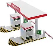 FELTECHELECTR Boys' Highway Toll Booth Playset Traffic Rules Learning Educational Toy Set for Playtime Fun