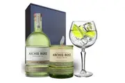 Archie Rose Dry Gin & Candle Hamper Pack includes Speakeasy Gin Glass