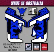 FOX RHYTHM 36 STYLE Fork Decals Stickers blue /white /black MTB ENDURO