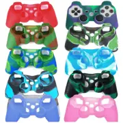 Xmas Gift Case Cover For PS3 Controllers Soft Silicone Cover Skin Rubber