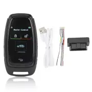 Smart LCD Key with Unique Design Multilingual Car Remote Starter Black