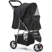 i.Pet Pet Stroller Dog Pram Cat Carrier Large Travel Pushchair Foldable 3 Wheels